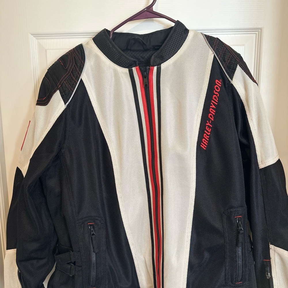 Harley-Davidson Women’s Black and White Performance Jacket
